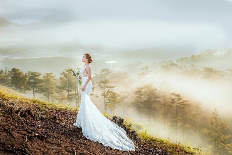 Forest Wedding Table Setting