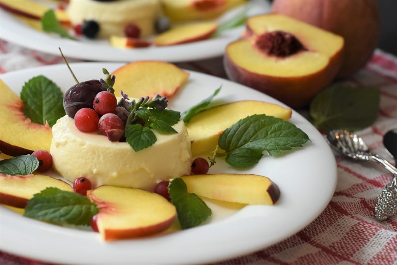 Honey Lavender Panna Cotta