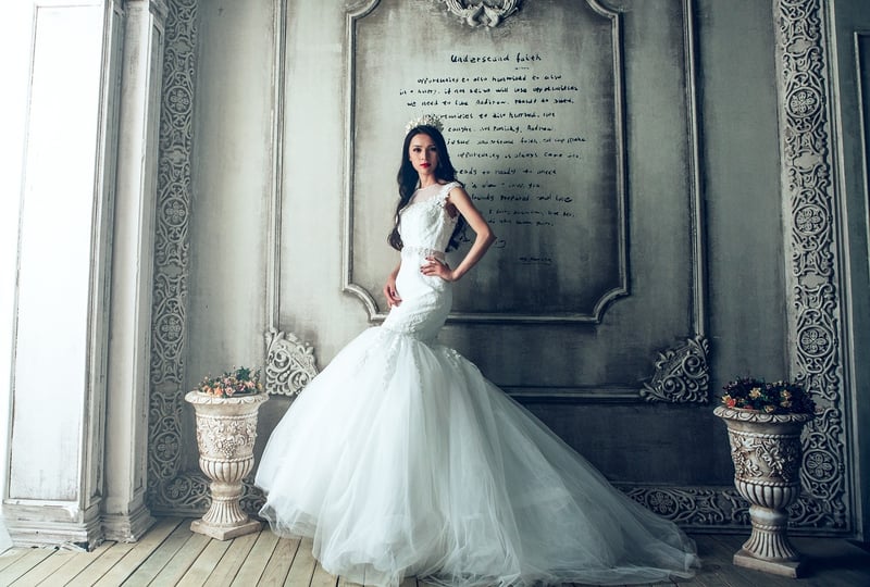 Forest-Themed Wedding Dress